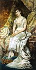 Hans Makart An Elegant Lady painting
