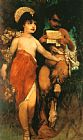 Hans Makart Faun And Nymph (pan And Flora)