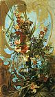 Hans Makart Large Flower Piece painting