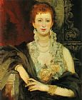 Hans Makart Portrait of Clothilde Beer painting