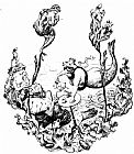 Hans Tegner Mermaids Hans Christian Andersen Illustration