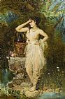 Hans Zatzka A Beautiful Woman Bathing