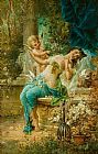 Hans Zatzka Prints - Arrow of Cupid by Hans Zatzka