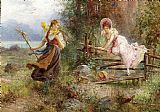 Hans Zatzka The Berry Picker