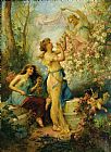 Hans Zatzka Venus with Putti And Attendants