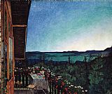 Harald Sohlberg Summer Night painting