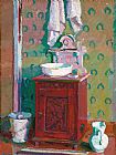 Harold Gilman Interior with a Washstand