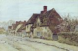 Helen Allingham A Village Street Kent painting