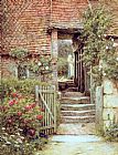 Helen Allingham Under the Old Malthouse Hambledon Surrey painting