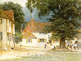 Helen Mary Elizabeth Allingham, R.w.s White Horse Inn, Shere, Surrey