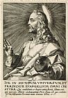 Hendrick Ter Brugghen Prints - Salvator Mundi by Hendrick Goltzius
