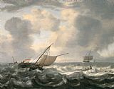 Hendrik van Anthonissen Ships on a Choppy Sea