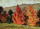 Henri Prints - Autumn Landscape by Henri-Edmond Cross