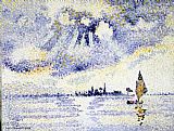 Henri-Edmond Cross Sunset on The Lagoon, Venice