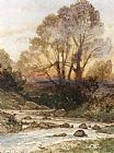 Henri Prints - A Rocky Landscape with a Torrent of Water by Henri-Joseph Harpignies