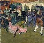 Toulouse-lautrec Prints - Marcelle Lender Dancing The Bolero In Chilperic by Henri de Toulouse-Lautrec
