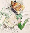 Toulouse-lautrec Prints - Artist With Green Gloves - Singer Dolly From Star At Le Havre by Henri de Toulouse-Lautrec