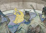 Toulouse-lautrec Prints - At the Circus by Henri de Toulouse-Lautrec