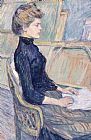 Toulouse-lautrec Prints - Model In Study by Henri de Toulouse-Lautrec
