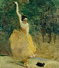 Toulouse-lautrec Prints - The Spanish Dancer by Henri de Toulouse-Lautrec