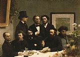 Henri Fantin Latour By The Table painting