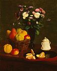 Henri Fantin Latour Flowers And Fruit