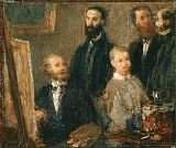 Henri Fantin Latour Manet in His Studio painting