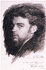 Henri Fantin Latour Self Portrait painting