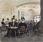 Henri Laurent Mouren Interior of the Concert Rouge
