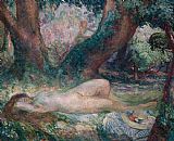 Unclothed Prints - Sleeping Nymph by Henri Lebasque