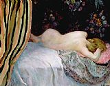 Unclothed Prints - Sleeping Woman by Henri Lebasque