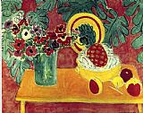 Henri Matisse Pineapple And Anemones 1940