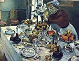 Matisse Prints - The Dinner Table 1897 by Henri Matisse