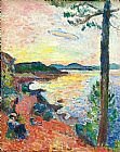 St Tropez Pinewood Prints - The Gulf Of Saint Tropez by Henri Matisse
