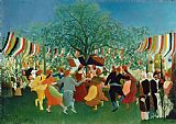 Henri Prints - A Centennial of Independence by Henri Rousseau