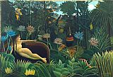 Henri Rousseau Le Reve painting