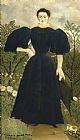 Henri Prints - Portrait of Madame M; by Henri Rousseau