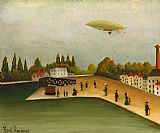 Henri Prints - Quai D'ivry by Henri Rousseau