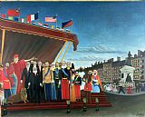 Henri Rousseau Representatives of the Forces greeting the Republic as a Sign of Peace