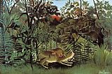 Henri Rousseau Rousseau Hungry Lion