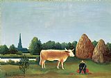 Henri Prints - Scene in Bagneux on The Outskirts of Paris by Henri Rousseau