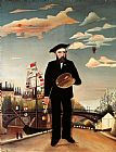 Henri Prints - Self Portrait by Henri Rousseau