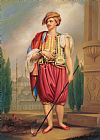 Henry Bone A Portrait of Thomas Hope in Turkish Costume