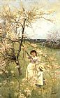 Cherry Prints - Spring by Henry George Todd