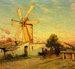 Henry Herbert La Thangue Moonrise in Spain