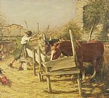 Henry Herbert La Thangue The Appian Way painting