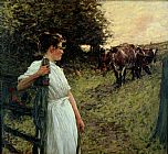 Henry Herbert La Thangue The Farmer's Daughter
