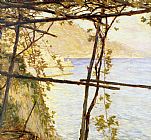 Henry Herbert La Thangue Trellised Vine painting
