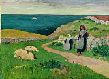 Henry Moret IMA229004Young Breton Girls in the Field