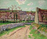Henry Moret Village in Clohars painting